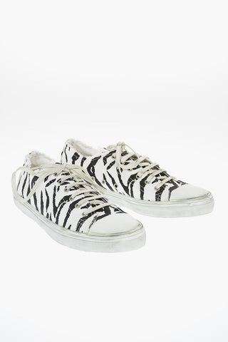 Canvas Zebra Printed BEDFORD Sneakers