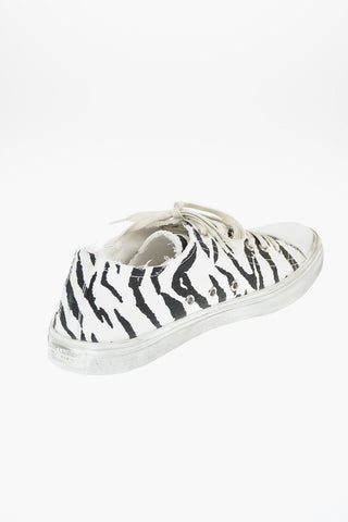 Canvas Zebra Printed BEDFORD Sneakers
