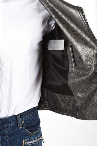 leather biker jacket