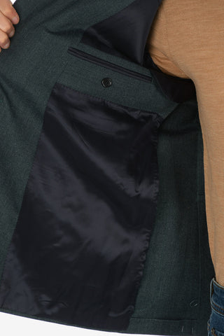drop 7R side vents peak lapel double-breasted GATE blazer