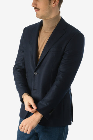 Cashmere drop 7R side vents 2-button LEADER SOFT blazer