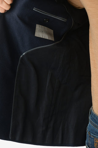 Cashmere drop 7R side vents 2-button LEADER SOFT blazer