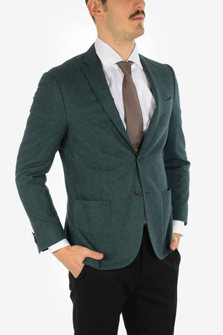 silk and cashmere drop 7R side vents  ACADEMY SOFT 2-button blazer