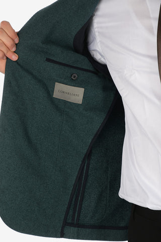 silk and cashmere drop 7R side vents  ACADEMY SOFT 2-button blazer