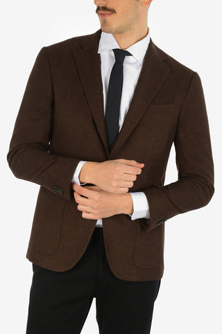 silk and cashmere LEADER SOFT drop 7R side vents 2-button blazer