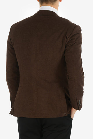 silk and cashmere LEADER SOFT drop 7R side vents 2-button blazer