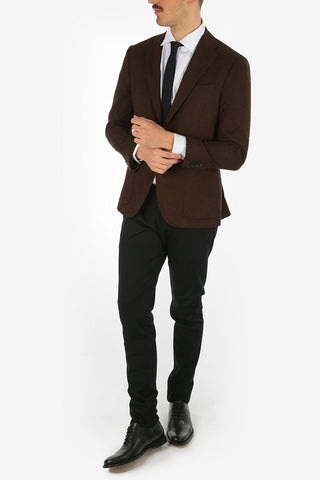 silk and cashmere LEADER SOFT drop 7R side vents 2-button blazer