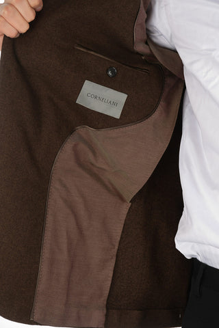 silk and cashmere LEADER SOFT drop 7R side vents 2-button blazer