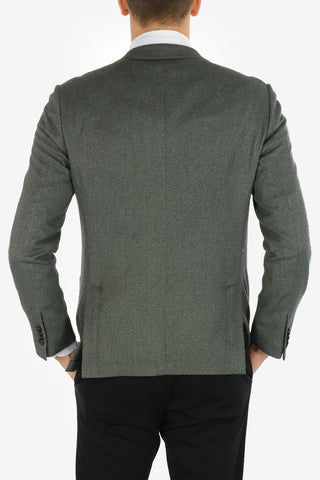 plain herringbone drop 7R side vents 2-button GATE blazer