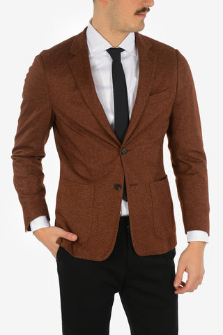 ID silk and cashmere drop 7R side vents 2-button blazer