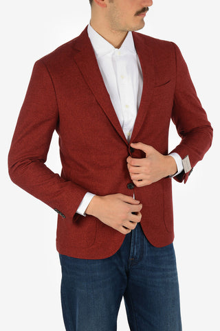 silk and cashmere drop 7R side vents  ACADEMY SOFT 2-button blazer