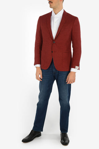 silk and cashmere drop 7R side vents  ACADEMY SOFT 2-button blazer