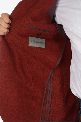 silk and cashmere drop 7R side vents  ACADEMY SOFT 2-button blazer