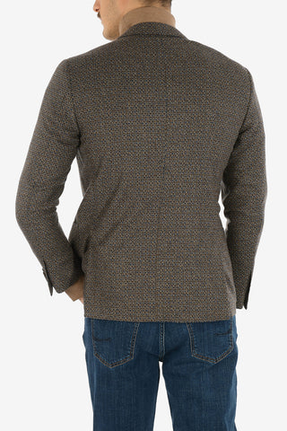 check drop 7R side vents ACADEMY SOFT 2-button blazer