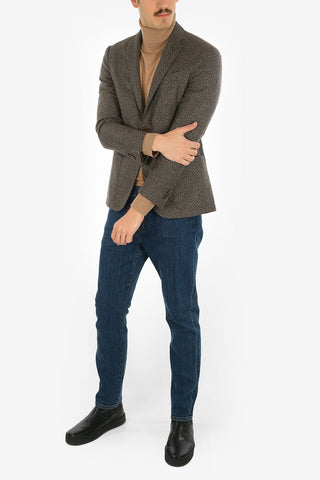 check drop 7R side vents ACADEMY SOFT 2-button blazer