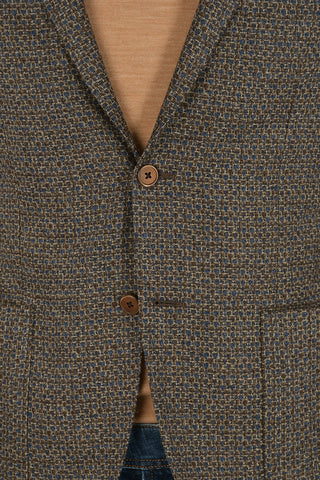 check drop 7R side vents ACADEMY SOFT 2-button blazer