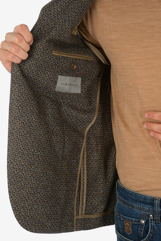 check drop 7R side vents ACADEMY SOFT 2-button blazer