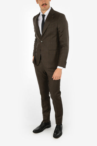 CC COLLECTION side vents belt loops prince of Wales drop 7R RETAILORED 2-button suit