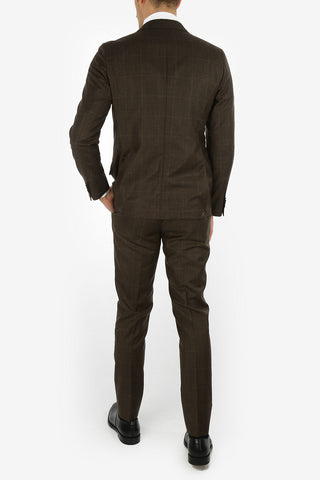 CC COLLECTION side vents belt loops prince of Wales drop 7R RETAILORED 2-button suit