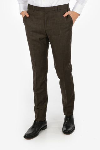 CC COLLECTION side vents belt loops prince of Wales drop 7R RETAILORED 2-button suit