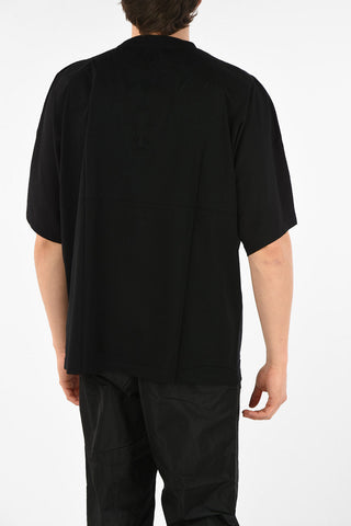 T-Shirt Oversize EMBOSSED WINGS in Cotone Stampato