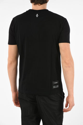 Cotton Embroidered BITMAP GAUCHO Crew-Neck T-Shirt