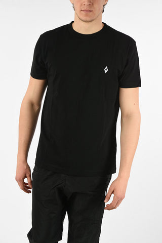 T-Shirt Girocollo LOGO in Cotone con Ricamo