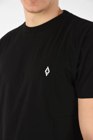 T-Shirt Girocollo LOGO in Cotone con Ricamo