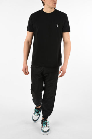 T-Shirt Girocollo LOGO in Cotone con Ricamo
