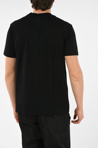 Embroidered Cotton OTROMUNDO CIRCLE T-Shirt