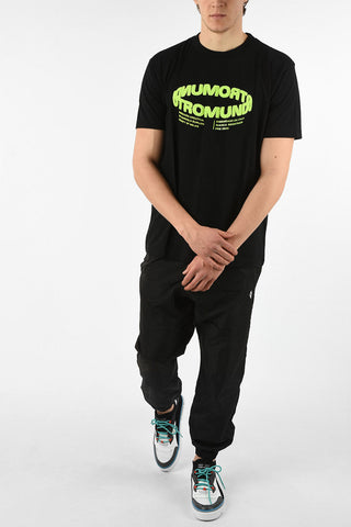 Embroidered Cotton OTROMUNDO CIRCLE T-Shirt