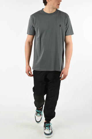Cotton LOGO Crew-Neck T-Shirt with Embroidery