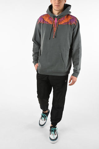 Cotton Printed RED WINGS Hoodie