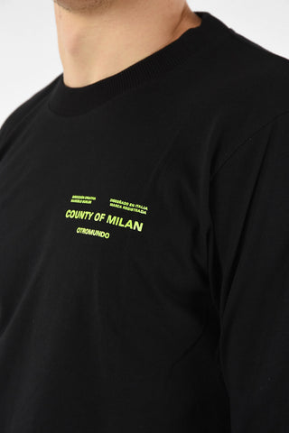 Printed Long Sleeves OPTICAL FLUO T-Shirt