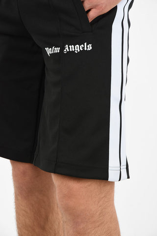 ELastic Waist TRACK SHORTS with Contrasting Side Bands