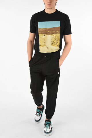 Fabric CROSS joggers with Elastic Waistband