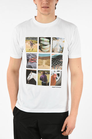 Printed PHOTO PUZZLE Crew-Neck T-Shirt