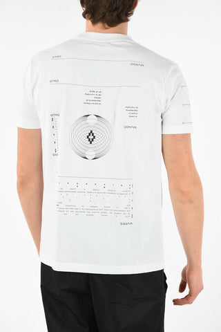 Cotton Printed ABSTRACT Crew-Neck T-Shirt