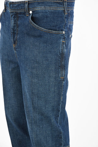 Low Rise Slim Fit Utility Jeans 