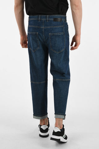 Low Rise Slim Fit Jeans with Removable Bum Bag