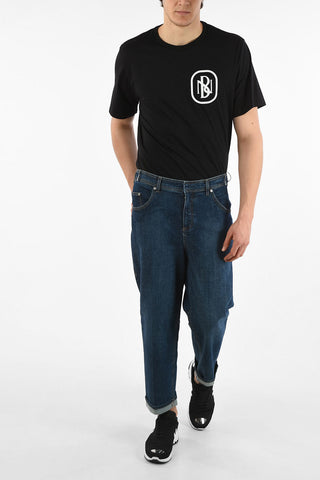 Low Rise Slim Fit Jeans with Removable Bum Bag