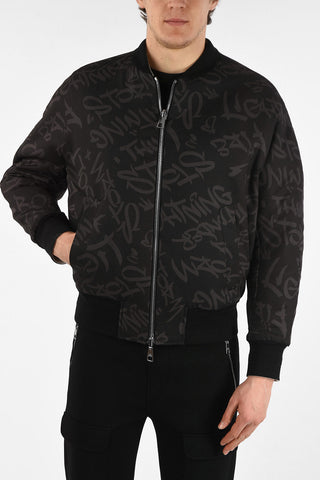 Loose Fit GRAFFITI Reversible Bomber