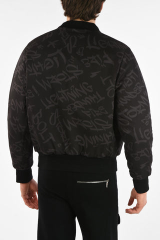 Loose Fit GRAFFITI Reversible Bomber