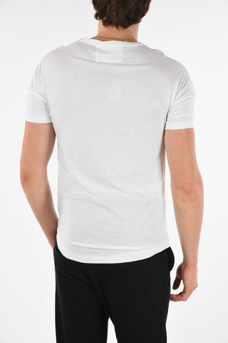 TIM HAMILTON Cotton Printed Crew-Neck T-Shirt