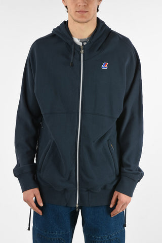 K-WAY Oversized Hoodie with Zip Closure