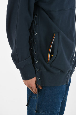 K-WAY Oversized Hoodie with Zip Closure