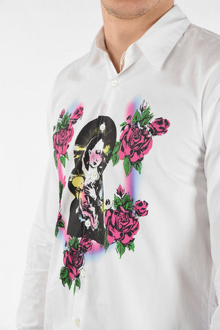 Printed Shirt with Classic Collar