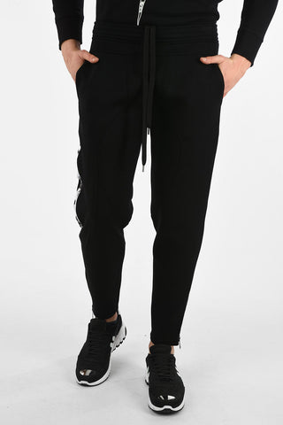 Drop Crotch ANEMONE Slim Fit Joggers with Ankle Zip