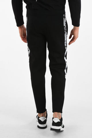 Drop Crotch ANEMONE Slim Fit Joggers with Ankle Zip