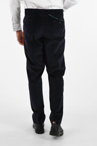 Pantaloni Straight Fit in Velluto a Coste 